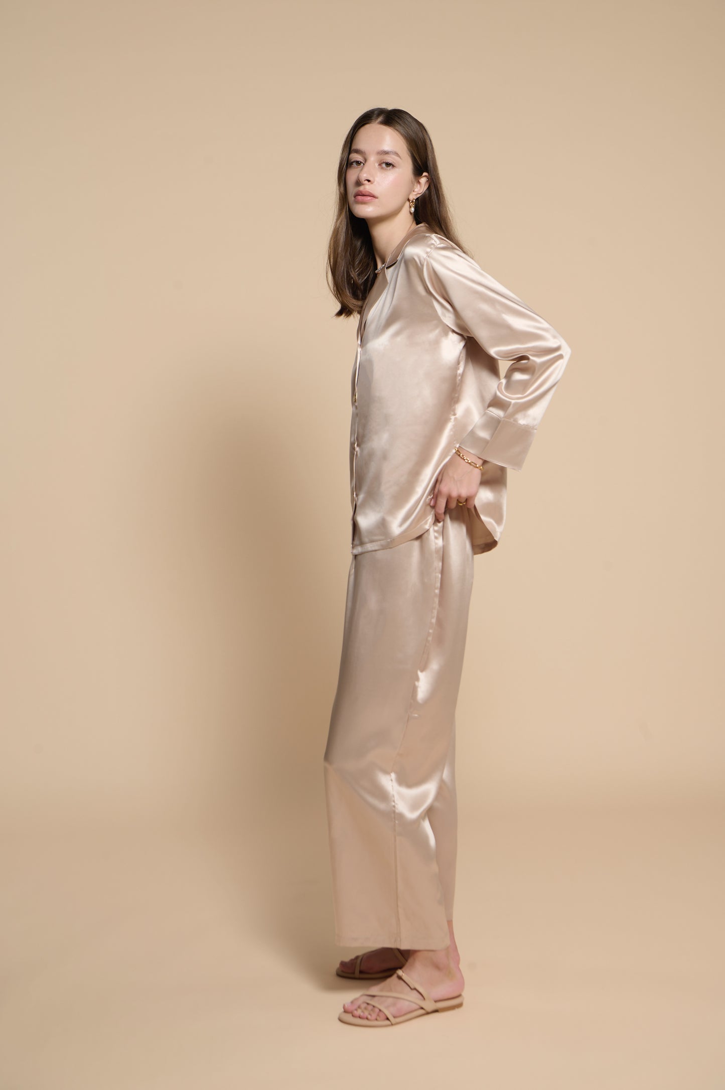 Remi Pajamas Pants - Champagne