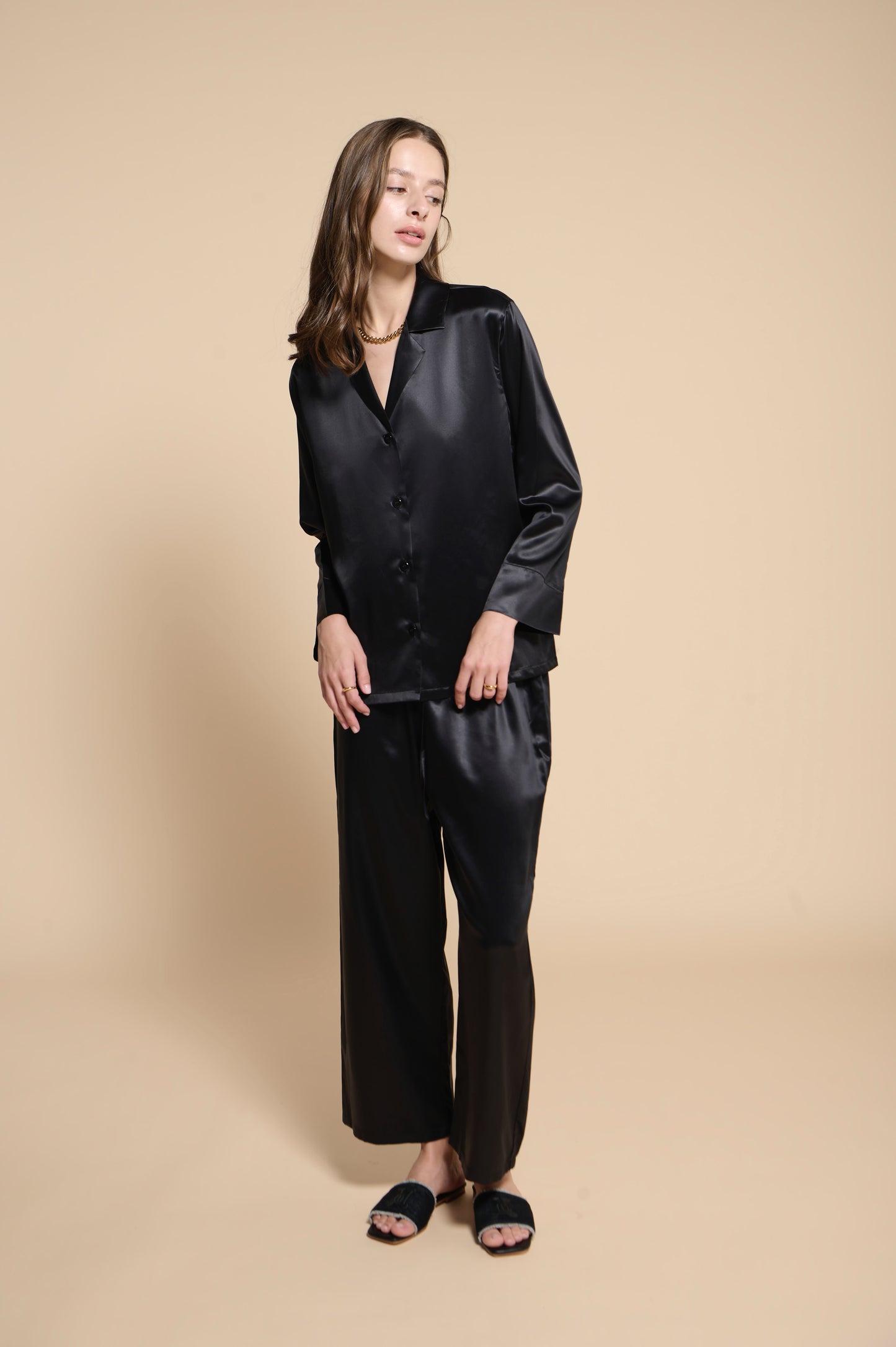 Remi Pajamas Pants - Noir