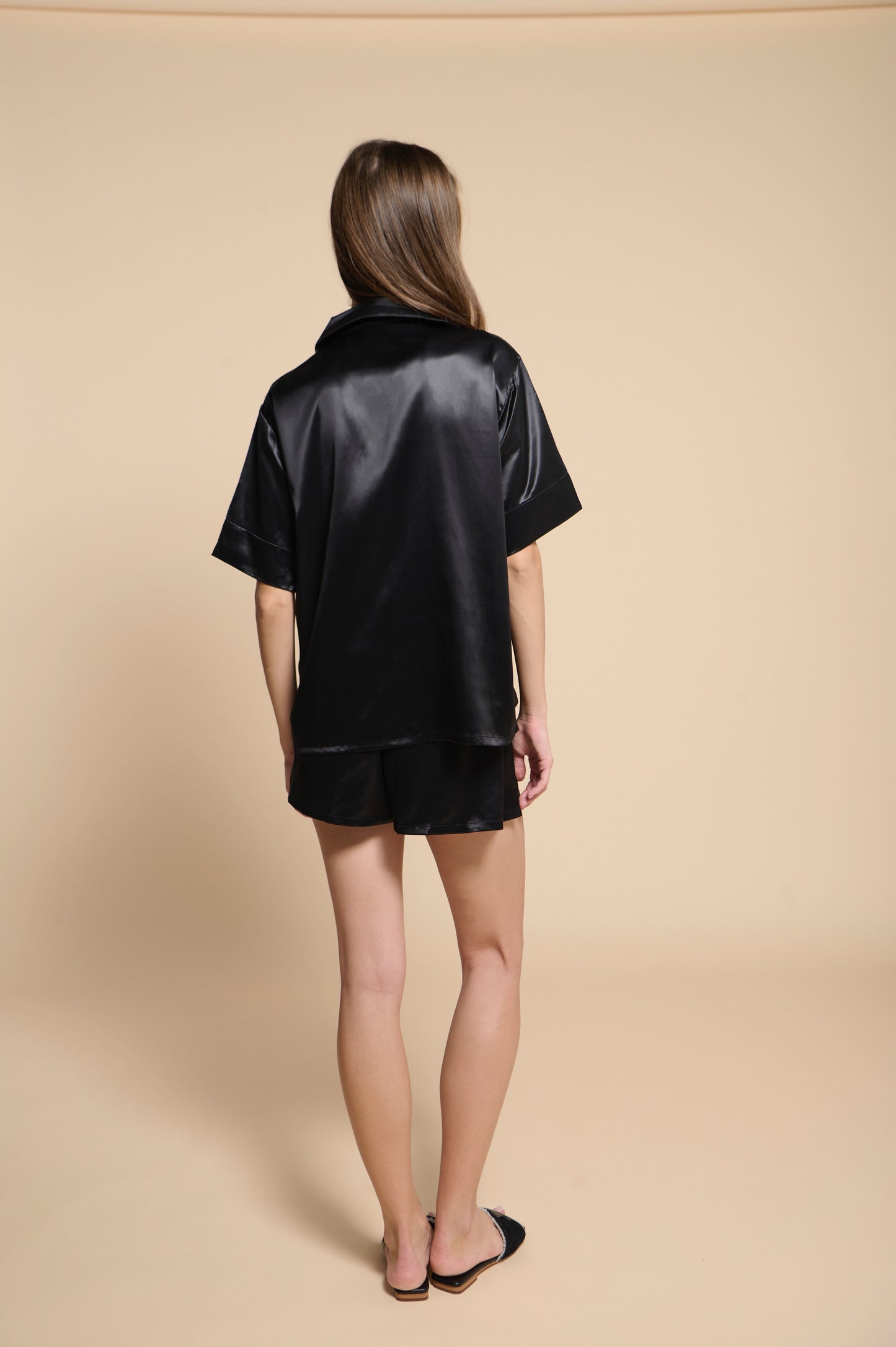 Kelly Pajamas Shirt - Noir