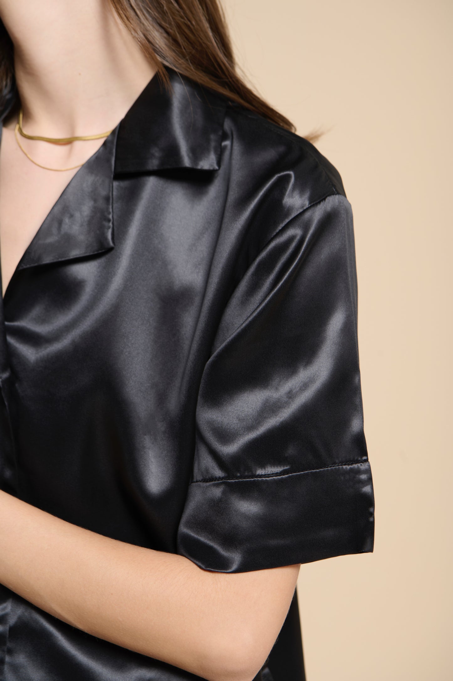 Kelly Pajamas Shirt - Noir