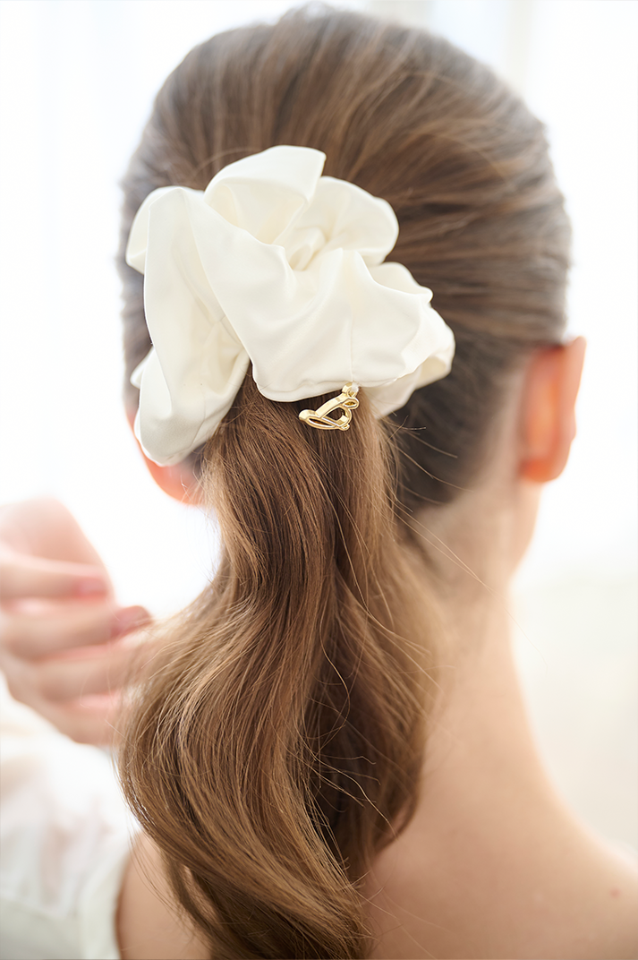 Scrunchies - Blanc