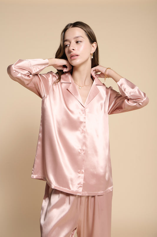 Remi Pajamas Shirt - French Pink
